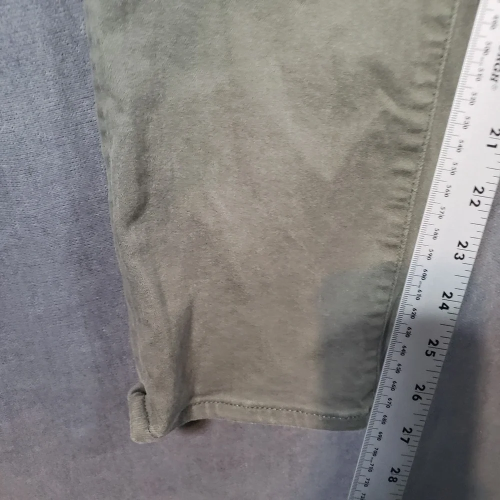 Gap Slim GapFlex Pants Mens 32x30 Olive Green Chino Stretch Five-Pocket